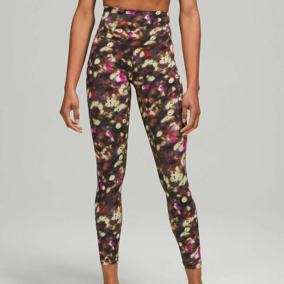 Lululemon Align High-Rise Pant 25" Soft Focus Splatter Green Multi  SZ 6 - Picture 13 of 13
